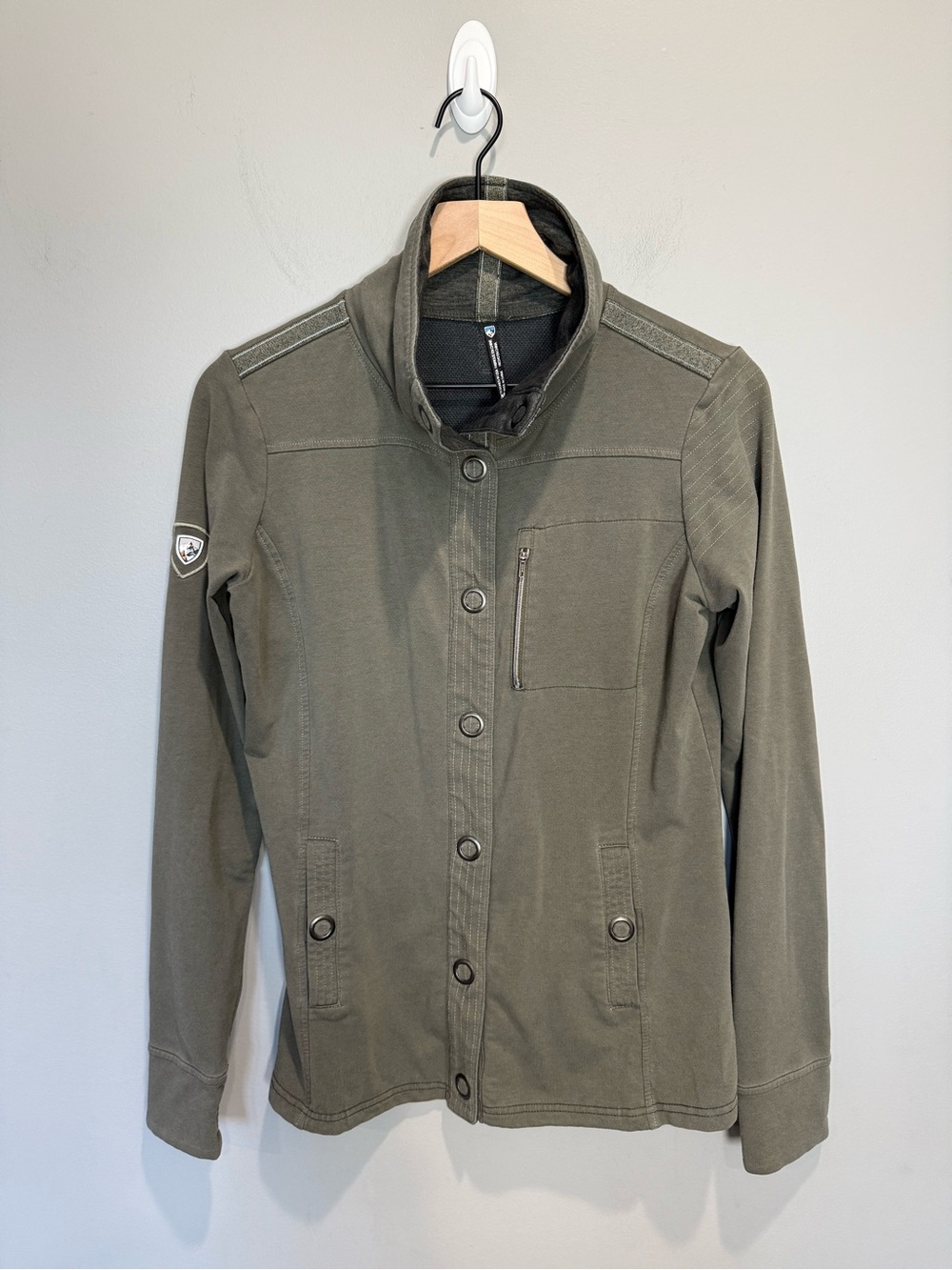 KÜHL Women’s‎ Small Olive Green Button Front Utility Jacket Style 4234